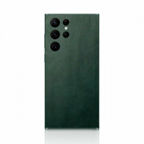 Наклейка Glueskin из натуральной кожи Just Green для Samsung Galaxy S24 Ultra