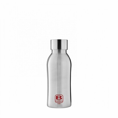 Термос Bugatti B Bottle Twin brushed steel BBT-SS350IN две стальные вакуумные стенки, 350 мл, экологичные материалы