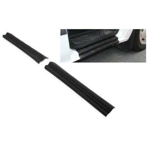 Накладки на внутренние пороги передних дверей, пластик, 2шт, для авто Ford Transit 2006-2014