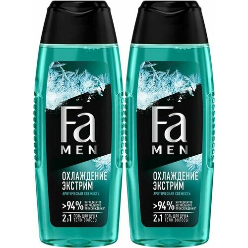 Fa Гель для душа и шампунь 2в1, Охлаждение Экстрим, 250 мл, 2 шт.