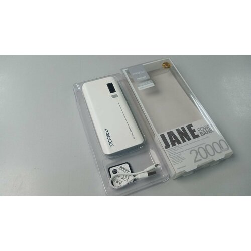 Внешний аккумулятор PRODA (Power Bank) 20000mAh внешний аккумулятор red line power bank rp 42 20000mah white ут000027743