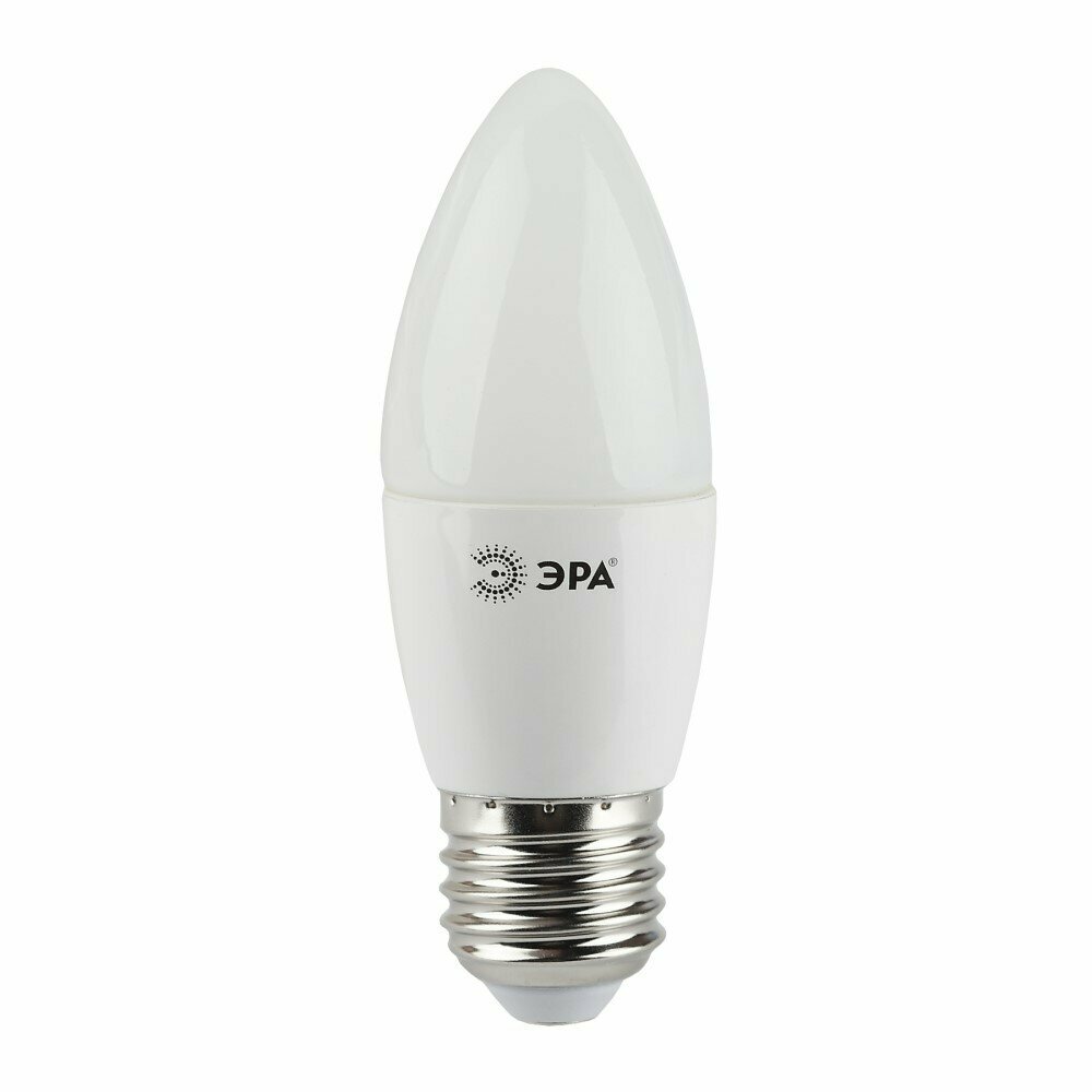 Светодиодная лампа ЭРА 7 Вт Е27/В теплый свет
