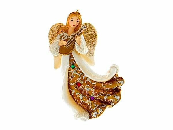 Ёлочная игрушка, полистоун, 12 см, подвеска, Kurt S. Adler