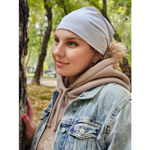 фото Шапка бини luchiorado, размер 56/58, белый