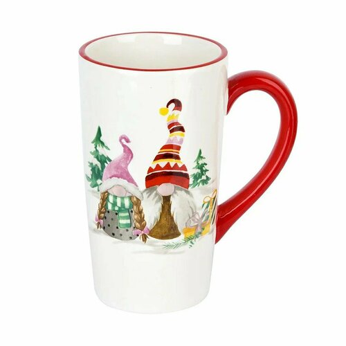 Кружка Dolomite Рождественские гномы, керамическая, 560 мл