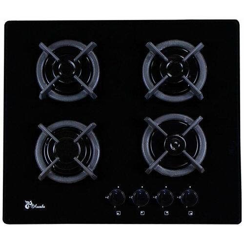 Варочные панели лысьва Встраиваемая газовая варочная панель Лысьва GR0400G00 черная 1345000₽