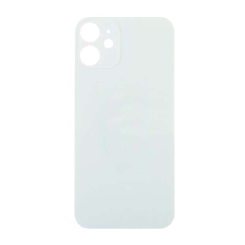 Задняя крышка для Apple iPhone 12 Mini (стекло широкий вырез под камеру) (зеленая)