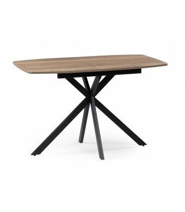 фото Деревянный стол Тамаса дуб галифакс табак / черный