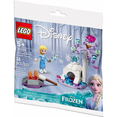 Конструктор LEGO Disney 30559 Лесной лагерь Эльзы и Бруни конструктор lego disney 30559 лесной кемпинг эльзы и бруни