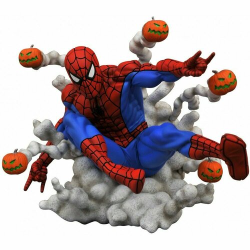 Фигурка Diamond Select Toys Marvel Comics - Gallery Diorama - Spider-Man (Pumpkin Bombs) 839027