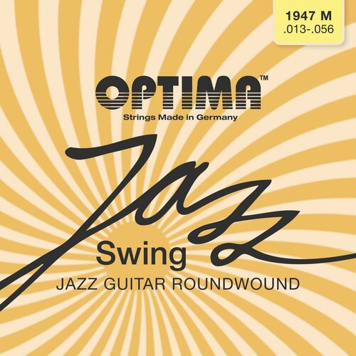 Струны для электрогитары Optima Jazz Swing Chrome Strings 1947. M 13-56