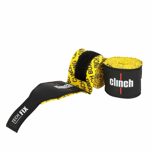 Бинты эластичные Clinch Boxing Crepe Bandage Tech Fix желтые (длина 3.5 м)