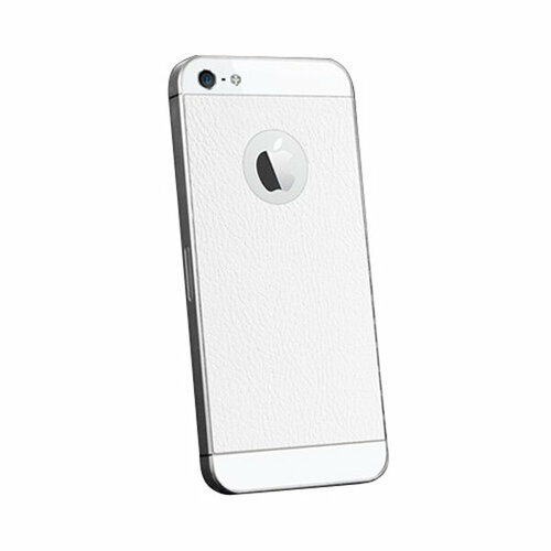 Spigen Декоративная плёнка SGP Skin Guard Set Series Leather White для iPhone 5/SE белая SGP09566