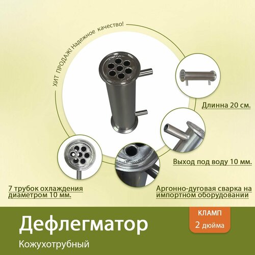 Дефлегматор кожухотрубный кламп 2 275000₽