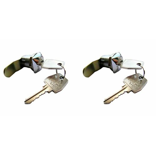 Почтовый замок Евролок 0802 изогнутый ригель поворот 90 градусов (комплект 2 штуки)