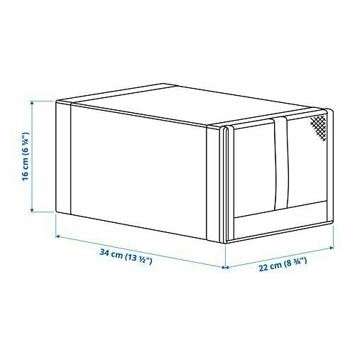Коробка для обуви SKUBB икея 4 штуки белый - фотография № 4