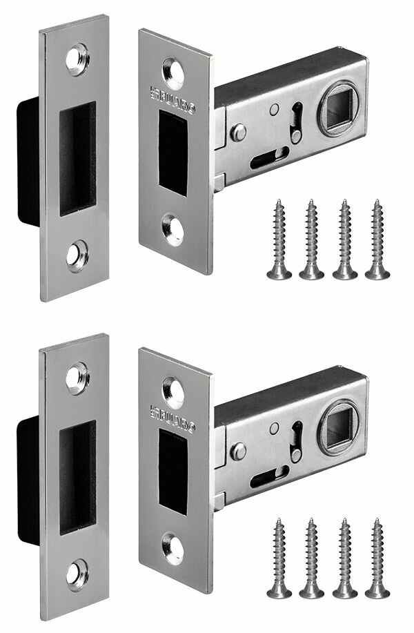 Защелка врезная Fuaro (Фуаро) MAGNET M12-50-25 CP хром (комплект 2 штуки)