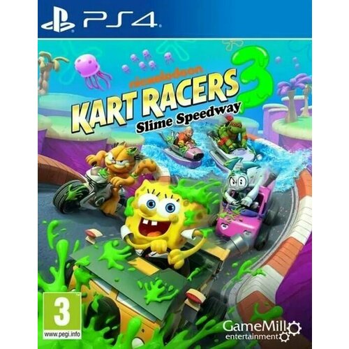 Игра Nickelodeon Kart Racers 3 Slime Speedway (PlayStation 4, Английская версия)