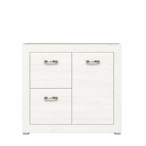 Тумба для обуви Мальта B136-BUT1D2B, лиственница сибирская/орех лион