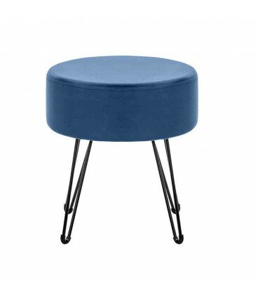 фото Пуф Leset Кома, велюр Дарк Блю
