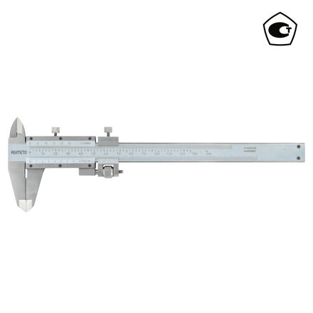 ASIMETO 363-05-6 Штангенциркуль нониусный тип 1; 0,02 мм, 0-130 мм, со сборной рамкой