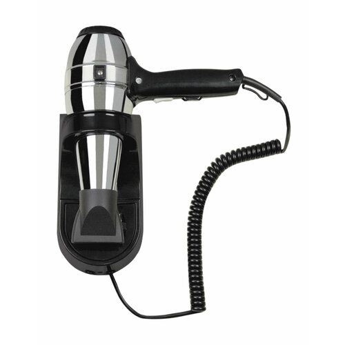 Фен настенный Colombo Contract 1300Вт чёрный хром B9994 2425500₽