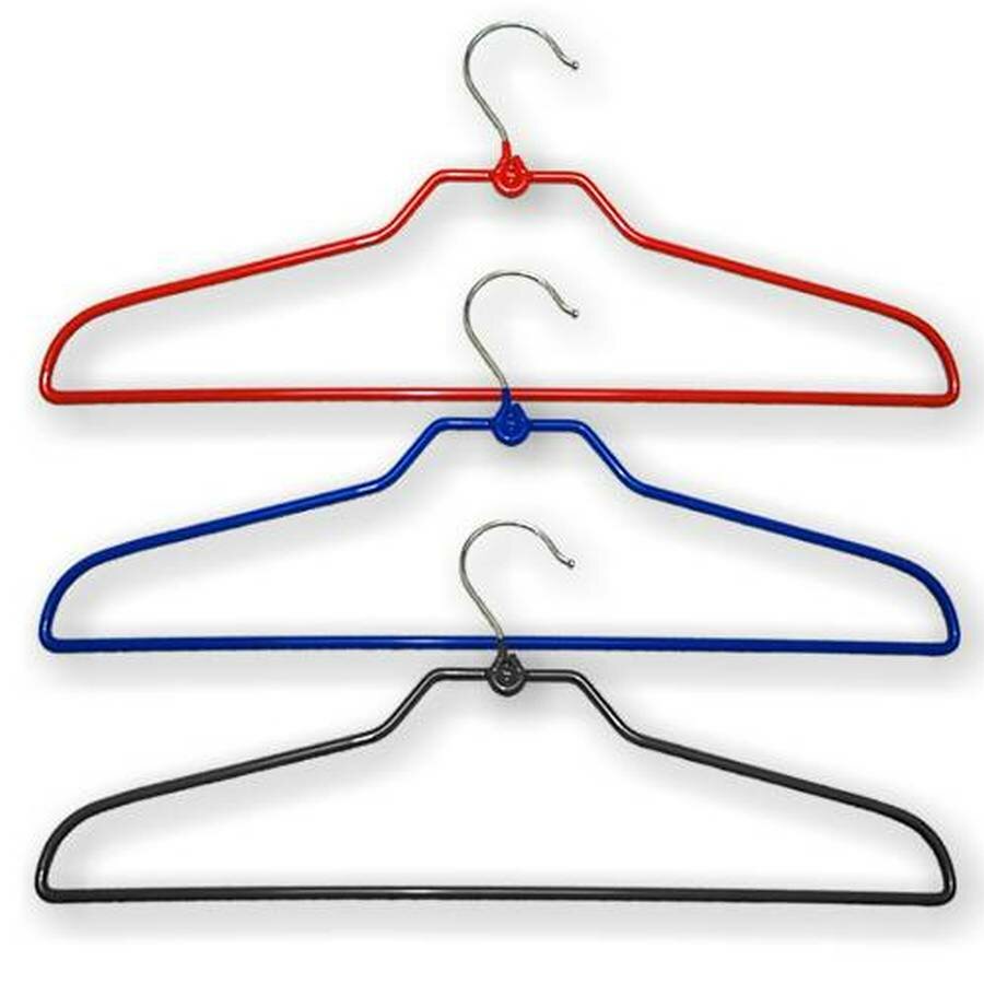 фото Вешалка-плечики металл 44-46 р 3 цв