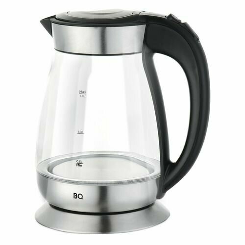 Чайник электрический BQ KT1702G 2200Вт черный и серебристый 291000₽