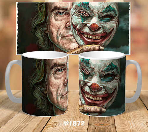 Кружка Джокер, Joker, Хоакин Феникс, фильм Джокер