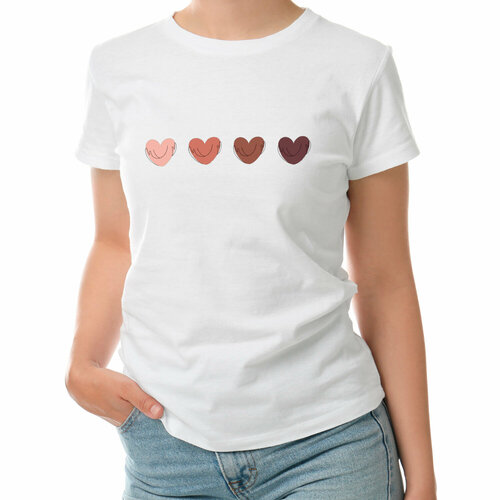 фото Футболка roly, размер s, белый