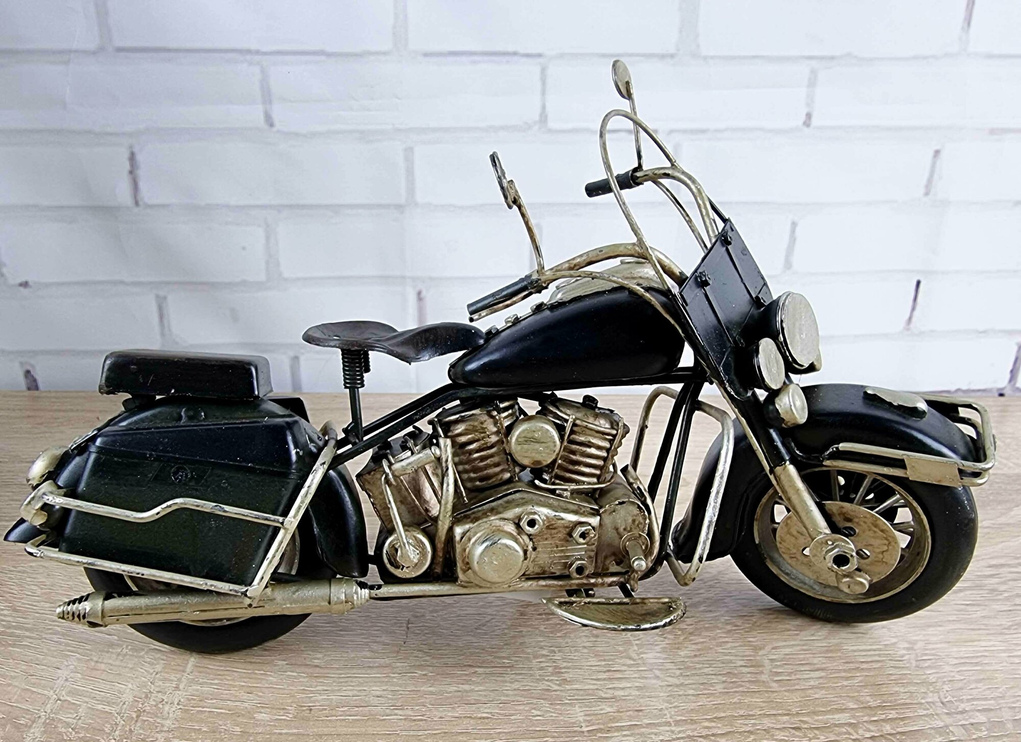 Коллекционная модель мотоцикла металл 28х11х16см Art 8853