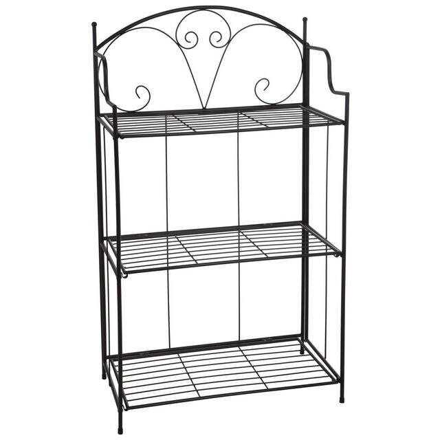 фото Koopman Металлический стеллаж для цветов Adelia 100*58 см черный 138000280