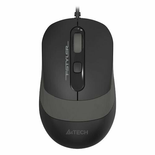 Мышь A4TECH Fstyler FM10T оптическая проводная USB серый и черный fm10t grey 140000₽