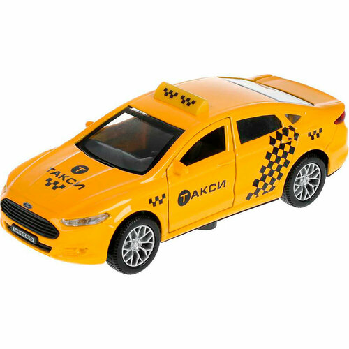 Технопарк Машина Ford Mondeo Такси 12 cм металлическая инерционная MONDEO-12SLTAX-YE с 3 лет