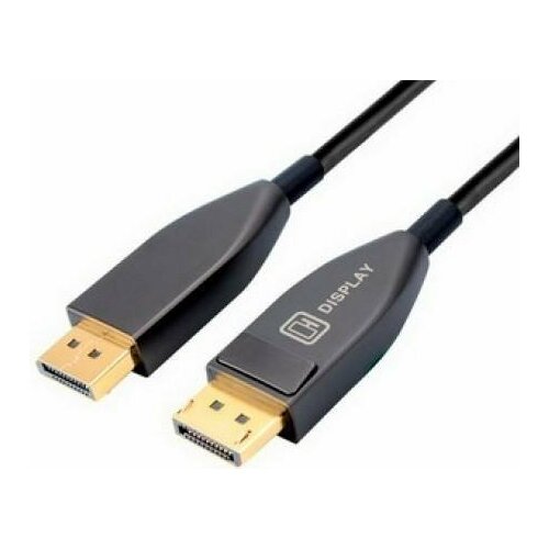 Кабель DisplayPort 15м VCOM Telecom D3751-15M круглый черный кабель hdmi 15м vcom telecom cg150s 15m cg501n 15m круглый черный