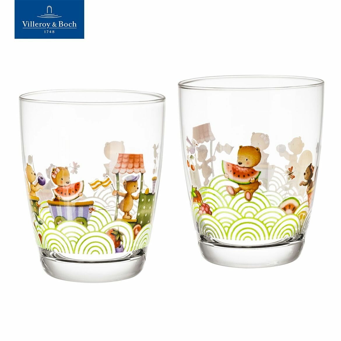 Набор детских стаканов 2 шт, 150 мл, Hungry Bear, Villeroy & Boch, Хрустальное стекло