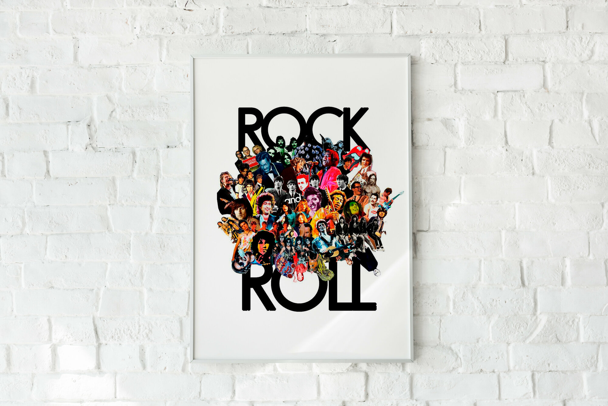 Плакат без рамы Рок-н-ролл/ Rock 'n' Roll/ Плакат на стену 21х30 см / Постер формата А4