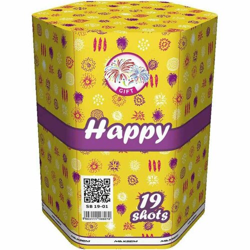 Фейерверк SB-19-01 Счастье / HAPPY (1,2