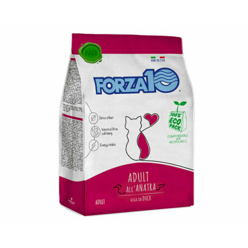 Forza10 Cat Maintenance Adult Anatra сухой корм для взрослых кошек с уткой - 350 г