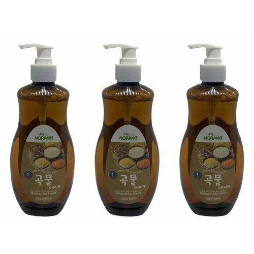 Norang Гель для мытья посуды Злаки, 500 мл, 3 штуки