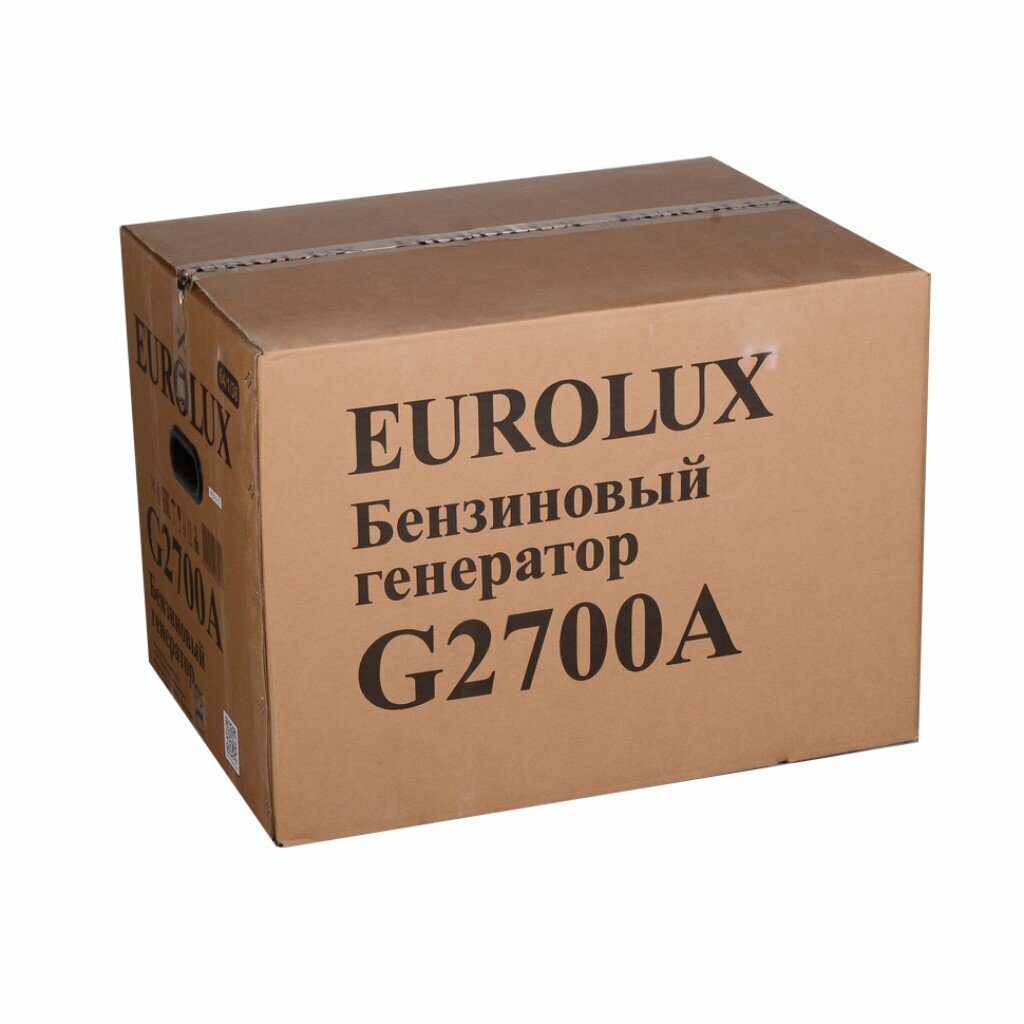 Генератор бензиновый, Eurolux, G2700A, 2000 Вт, 220 В, четырехтактный, 5.5 л.с., ручной стартер, 64/1/36 - фотография № 7