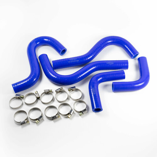 Патрубок отопителя ГАЗель Бизнес дв 421 силикон к-т 5 шт с хомутами PRAVT 1646₽