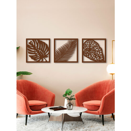 Декоротивное деревянное панно малое 