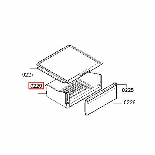 Ящик для холодильника Bosch KGN36NK/KGN39XV (11034398)