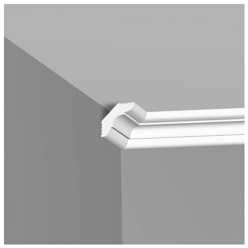 Плинтус потолочный из пенополистирола белый Е3030 2м 39₽