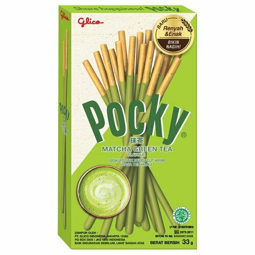 Шоколадные палочки Pocky Матча Милки, 33 г