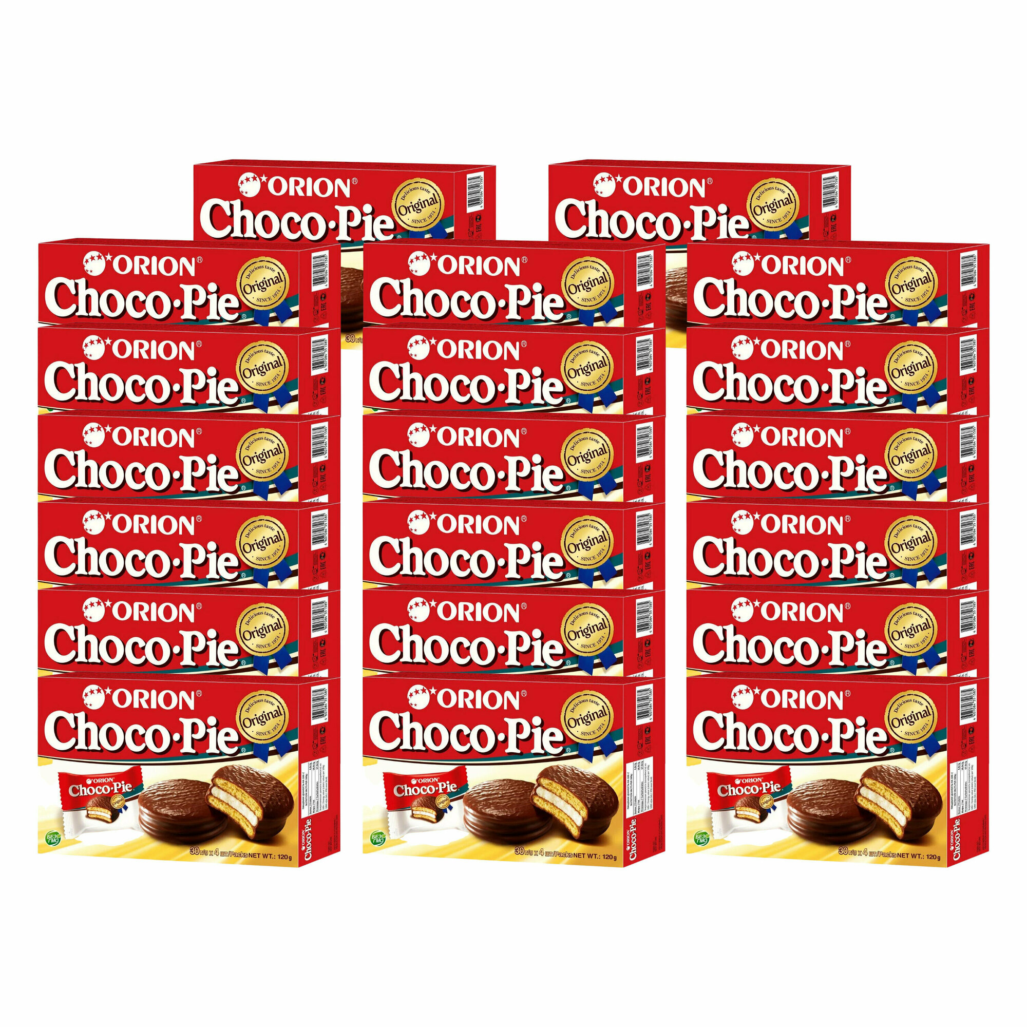 Печенье ORION Choco Pie, 20шт. по 120г. - фотография № 2