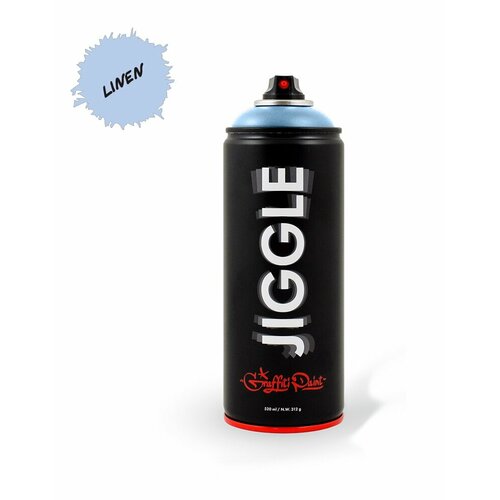 Аэрозольная краска для граффити в баллончике JIGGLE супер матовая, 520 мл, LINEN / Лён