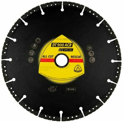 Алмазный диск Отрезной диск Klingspor DT/SPECIAL/DT900ACR/S 125 ммx2.8 ммx22.2 мм