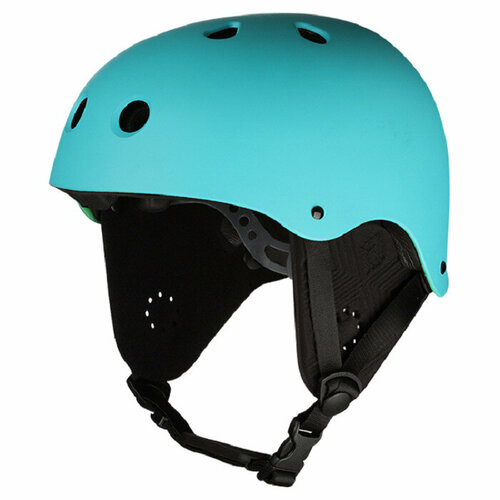 Классический шлем LOSRAKETOS ATAKA 13 NEW с регулятором, съемными ушами и мягкой EVA внутри, мятно-голубой